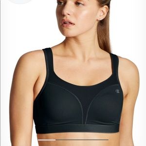 Champion High-impact Sports Bra. 34D. Black